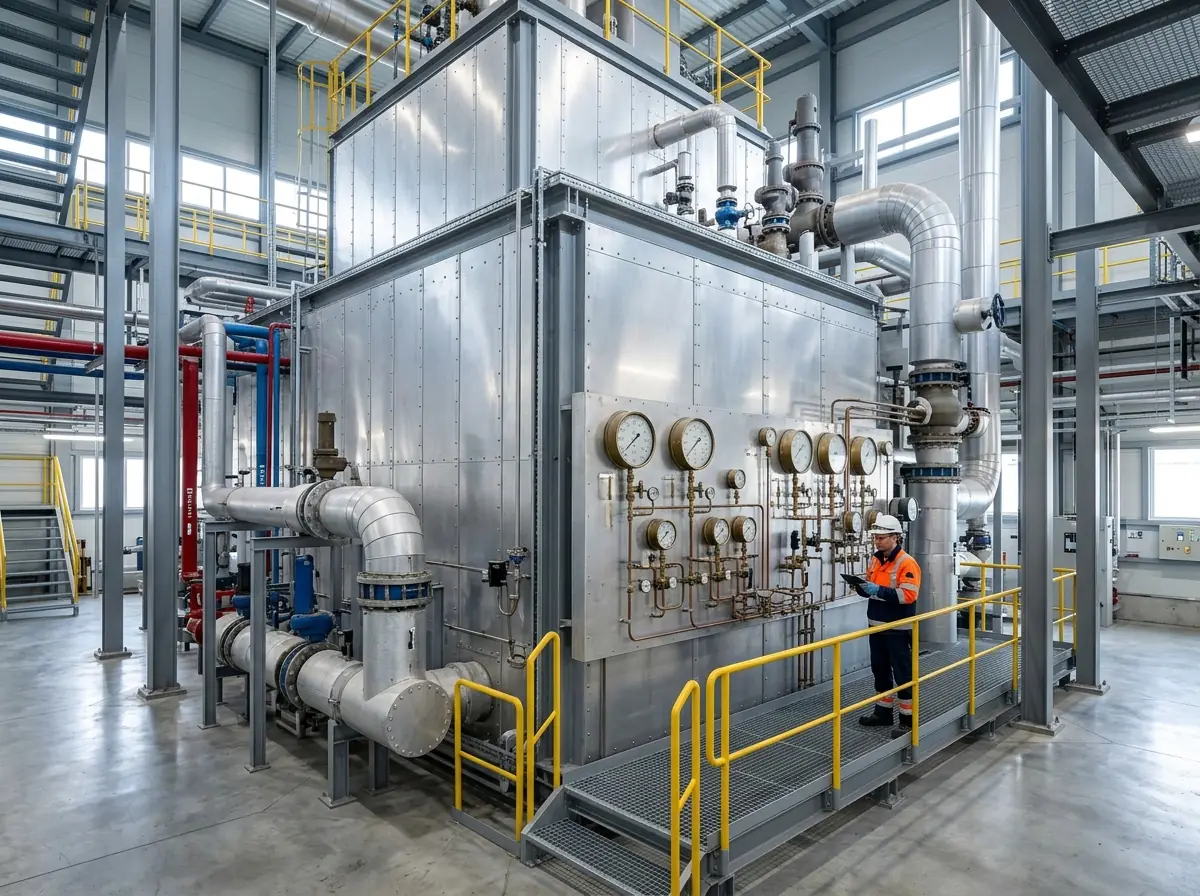 Industrial steam boiler
